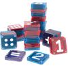 image:imageMagnaTiles microMAGS Learn Numbers 56Piece Magnetic Construction Set The Original Magnetic Building Brand