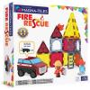 image:imageMagnaTiles Fire Rescue 27Piece Magnetic Construction Set The Original Magnetic Building Brand