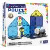 image:imageMagnaTiles Police Patrol 20Piece Magnetic Construction Set The Original Magnetic Building Brand