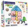image:imageMagnaTiles Puppy Park 27Piece Magnetic Construction Set The Original Magnetic Building Brand