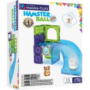 image:imageMagnaTiles Hamster Ball 13Piece Magnetic Construction Set The Original Magnetic Building Brand