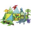 image:imageMAGNATILES Dino World XL 50Piece Magnetic Construction Set The ORIGINAL Magnetic Building Brand