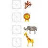 image:imageMAGNATILES Safari Animals 25Piece Magnetic Construction Set The ORIGINAL Magnetic Building Brand