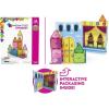 image:imageMAGNATILES Stardust 15Piece Magnetic Construction Set The ORIGINAL Magnetic Building Brand 399 Years with 4 Mirrored SquaresStardust Set