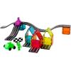 image:imageMagnaTiles Downhill Duo 40Piece Magnetic Construction Set The Original Magnetic Building Brand