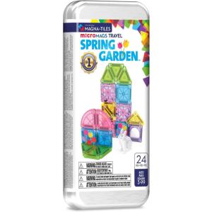 image:imageMAGNATILES microMAGS Winter Wonder Travel Set 26Piece Magnetic Construction Set The Original Magnetic Building BrandSpring Garden