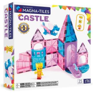 image:imageMagnaTiles Castle 25Piece Magnetic Construction Set The Original Magnetic Building Brand